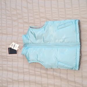 3T Reversible Blue Grey Vest NEW